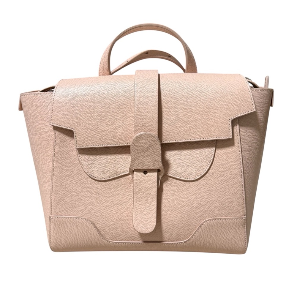 Senreve Midi Leather Blush Pink Backpack Crossbody Handbag